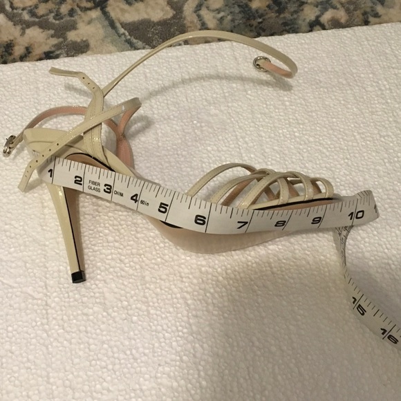 Gucci Women's Vintage Shiny Patent Leather High Heels Sandals DM52 - Picture 15 of 16